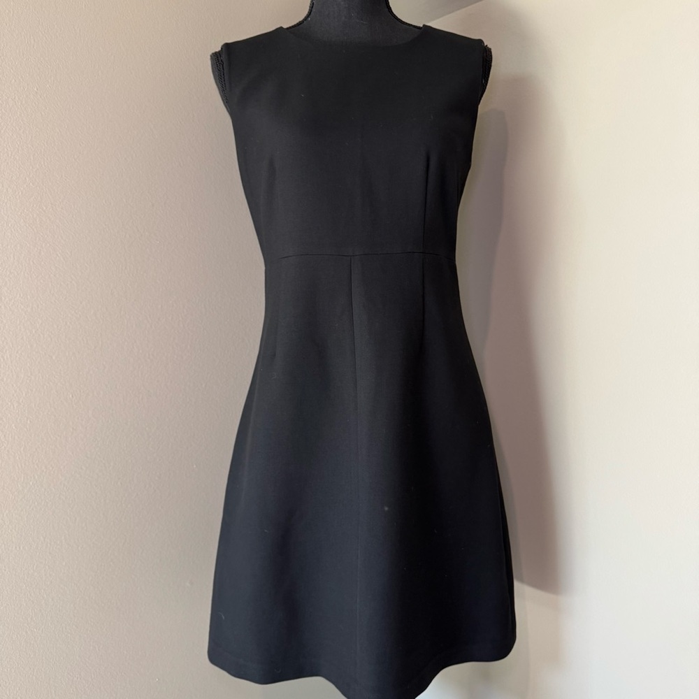Women’s Diane Von Furstenberg Carrie Classic Black Mini Dress Quiet Luxury - Picture 7 of 7